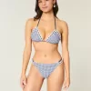 Crochet-Style Trim Double-Strap Cheeky Bikini Bottom