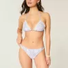 Crochet-Style Trim Double-Strap Cheeky Bikini Bottom