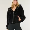 Curly Faux Fur Zip-Up Jacket Curly Faux Fur Zip-Up Jacket