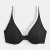 Curvy High Apex Ribbed Underwire Bikini Top Curvy High Apex Ribbed Underwire Bikini Top