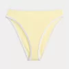 Curvy High-Leg High-Waist Ribbed Cheeky Bikini Bottom
