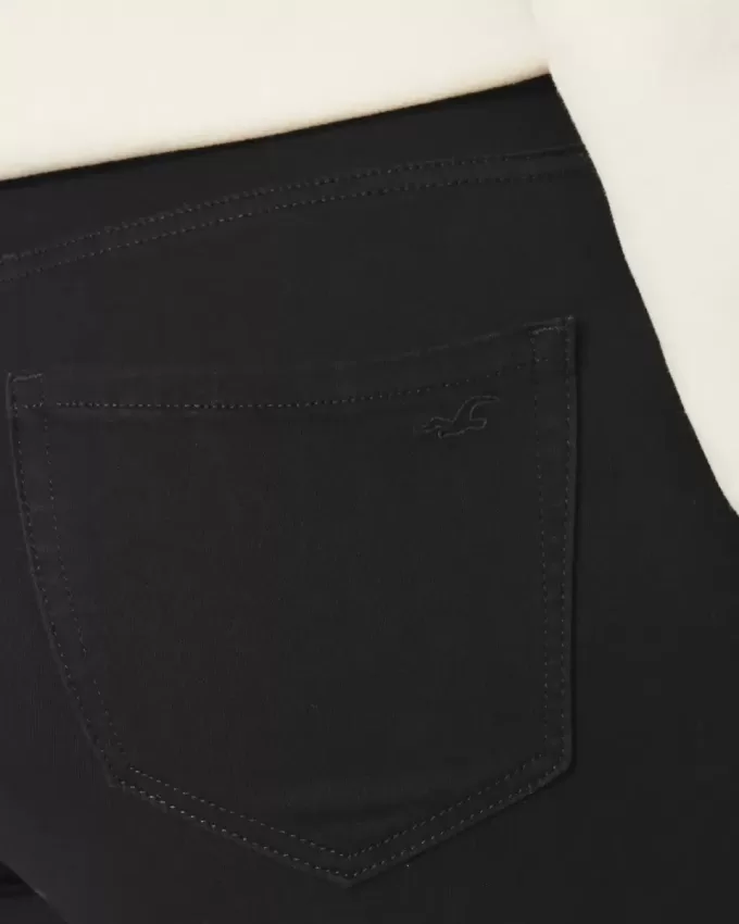 Curvy High-Rise Black Jean Leggings