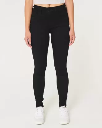 Curvy High-Rise Black Super Skinny Jeans