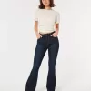 Curvy High-Rise Dark Wash Flare Jeans Curvy High-Rise Dark Wash Flare Jeans