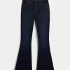 Curvy High-Rise Dark Wash Flare Jeans Curvy High-Rise Dark Wash Flare Jeans