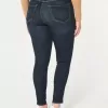 Curvy High-Rise Dark Wash Jean Leggings