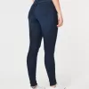 Curvy High-Rise Dark Wash Super Skinny Jeans
