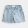 Curvy High-Rise Light Wash Relaxed Denim Shorts 5″ Curvy High-Rise Light Wash Relaxed Denim Shorts 5″