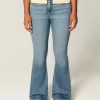 Curvy High-Rise Medium Wash Flare Jeans