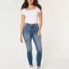 Curvy High-Rise Medium Wash Super Skinny Jeans