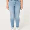 Curvy High-Rise Medium Wash Super Skinny Jeans