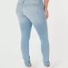 Curvy High-Rise Medium Wash Super Skinny Jeans