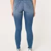 Curvy High-Rise Medium Wash Super Skinny Jeans