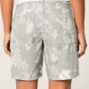 Curvy Low-Rise Camo Baggy Jort