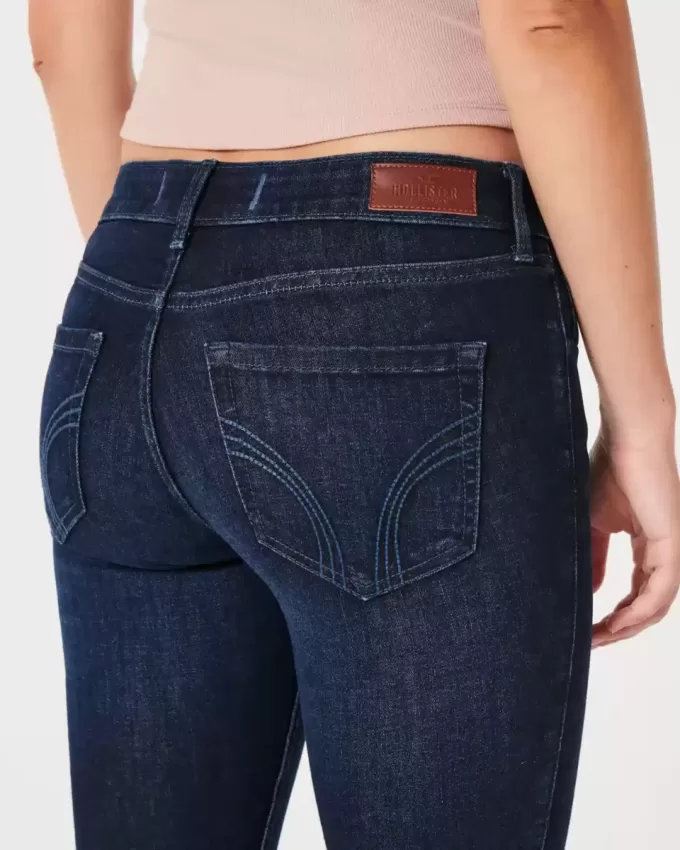 Curvy Low-Rise Dark Wash Super Skinny Jeans Curvy Low-Rise Dark Wash Super Skinny Jeans