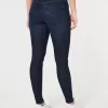 Curvy Low-Rise Dark Wash Super Skinny Jeans Curvy Low-Rise Dark Wash Super Skinny Jeans