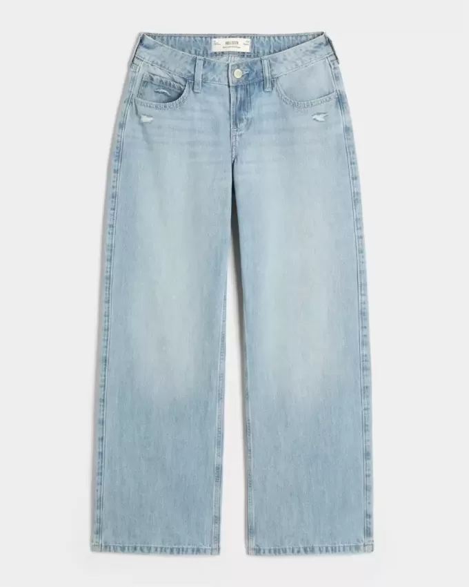 Curvy Low-Rise Distressed Baggy Jeans Curvy Low-Rise Distressed Baggy Jeans
