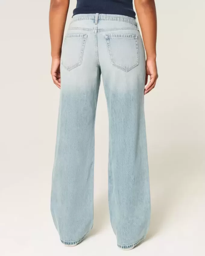 Curvy Low-Rise Light Wash Baggy Jeans Curvy Low-Rise Light Wash Baggy Jeans