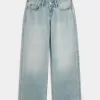 Curvy Low-Rise Light Wash Baggy Jeans Curvy Low-Rise Light Wash Baggy Jeans