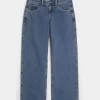 Curvy Low-Rise Medium Wash Baggy Jeans