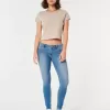 Curvy Low-Rise Medium Wash Super Skinny Jeans Curvy Low-Rise Medium Wash Super Skinny Jeans