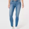 Curvy Low-Rise Medium Wash Super Skinny Jeans Curvy Low-Rise Medium Wash Super Skinny Jeans
