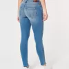 Curvy Low-Rise Medium Wash Super Skinny Jeans Curvy Low-Rise Medium Wash Super Skinny Jeans
