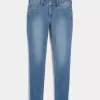 Curvy Low-Rise Medium Wash Super Skinny Jeans Curvy Low-Rise Medium Wash Super Skinny Jeans
