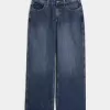 Curvy Mid-Rise Dark Wash Baggy Jeans Curvy Mid-Rise Dark Wash Baggy Jeans
