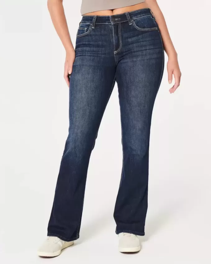 Curvy Mid-Rise Dark Wash Boot Jeans Curvy Mid-Rise Dark Wash Boot Jeans