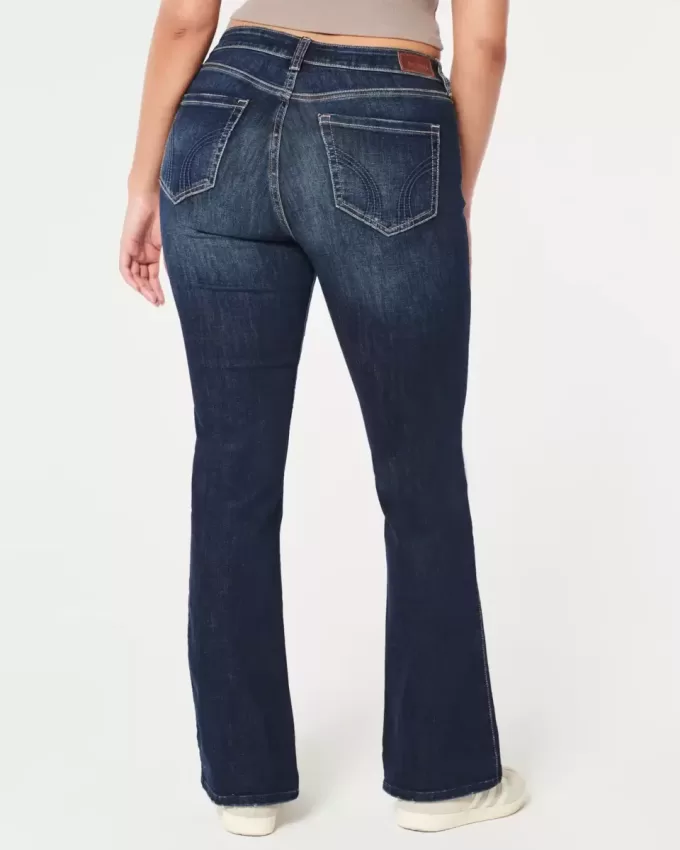 Curvy Mid-Rise Dark Wash Boot Jeans Curvy Mid-Rise Dark Wash Boot Jeans