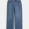 Curvy Mid-Rise Medium Wash Baggy Jeans Curvy Mid-Rise Medium Wash Baggy Jeans
