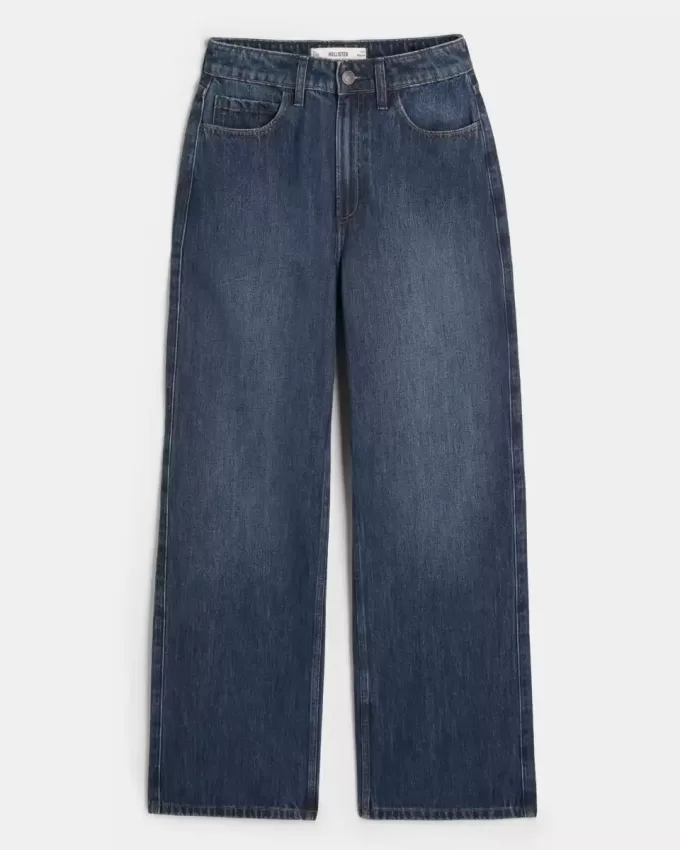 Curvy Ultra High-Rise Dark Wash Baggy Jeans Curvy Ultra High-Rise Dark Wash Baggy Jeans