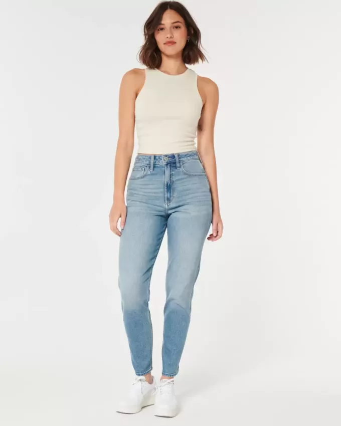 Curvy Ultra High-Rise Medium Wash Mom Jeans Curvy Ultra High-Rise Medium Wash Mom Jeans