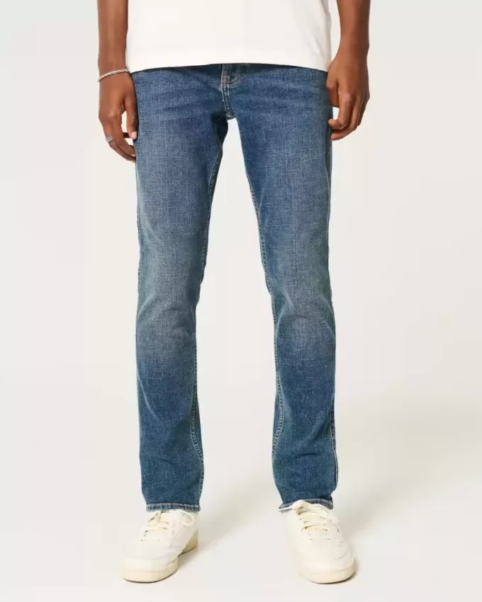 Dark Medium Wash Skinny Jeans