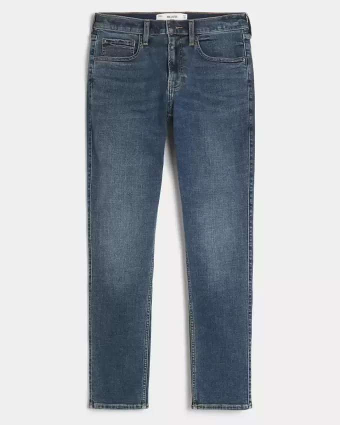 Dark Medium Wash Skinny Jeans