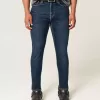 Dark Wash Athletic Skinny Jeans