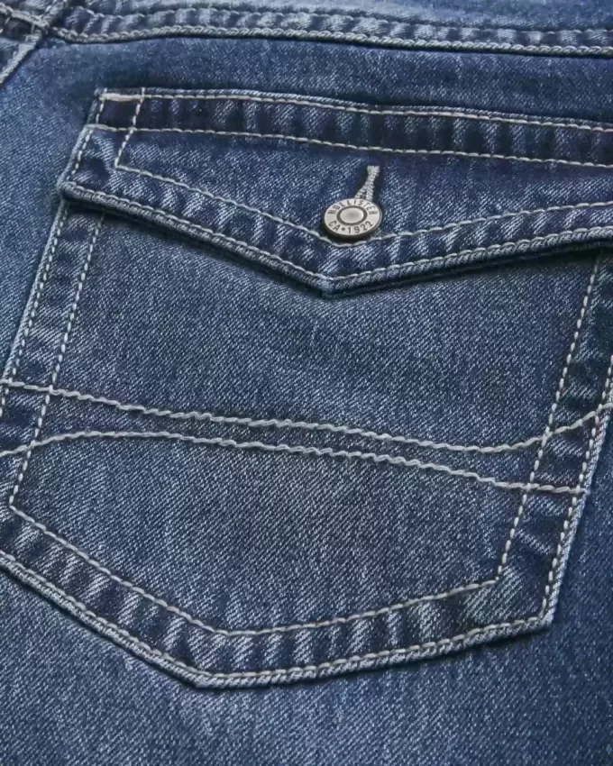 Dark Wash Baggy Bootcut Jeans