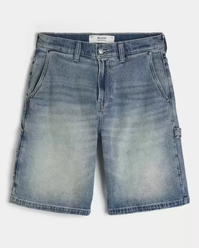 Dark Wash Baggy Denim Shorts Dark Wash Baggy Denim Shorts