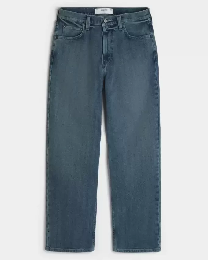 Dark Wash Baggy Jea ns Dark Wash Baggy Jea ns