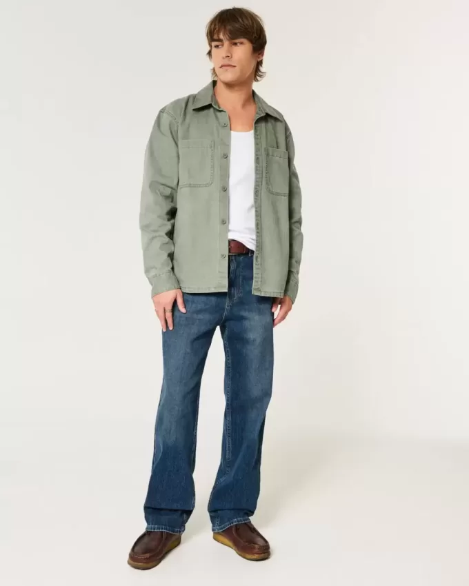 Dark Wash Baggy Jeans