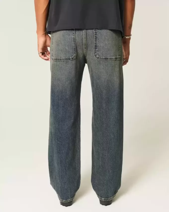 Dark Wash Baggy Jeans