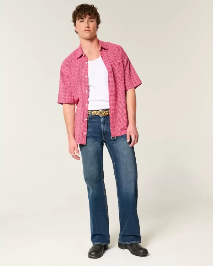 Dark Wash Relaxed Bootcut Jeans Dark Wash Relaxed Bootcut Jeans