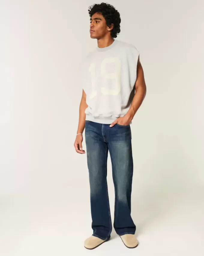 Dark Wash Relaxed Bootcut Jeans Dark Wash Relaxed Bootcut Jeans