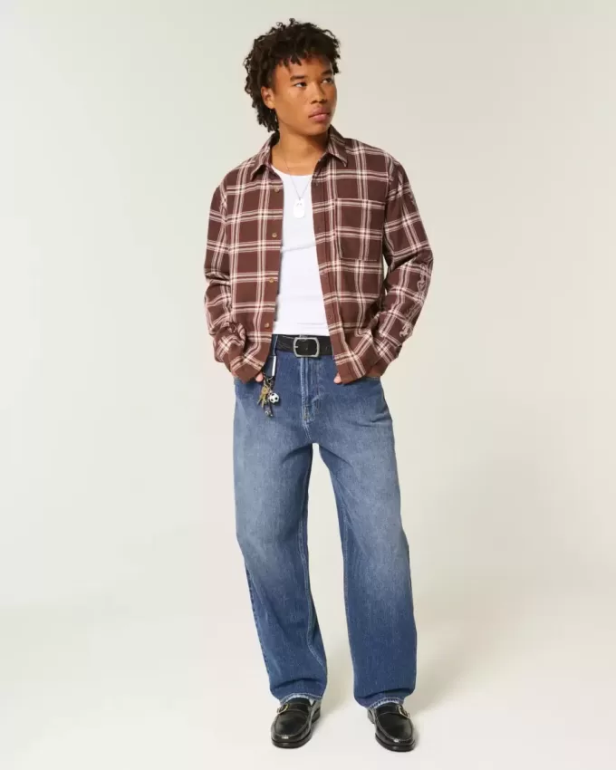 Dark Wash Skater Baggy Jeans Dark Wash Skater Baggy Jeans