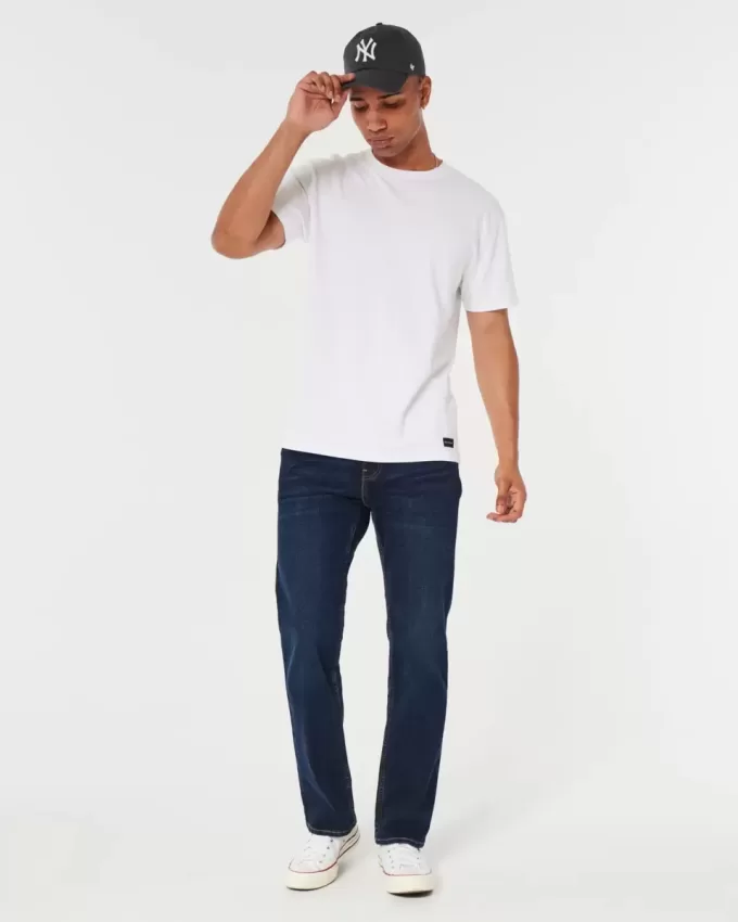 Dark Wash Straight Jeans Dark Wash Straight Jeans