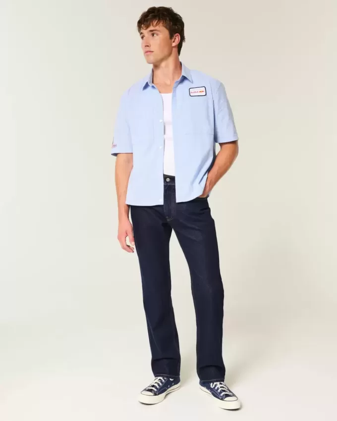 Dark Wash Straight Jeans Dark Wash Straight Jeans