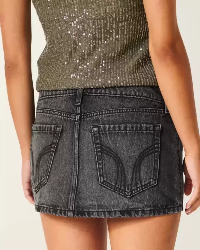 Denim Micro Mini Skort Denim Micro Mini Skort