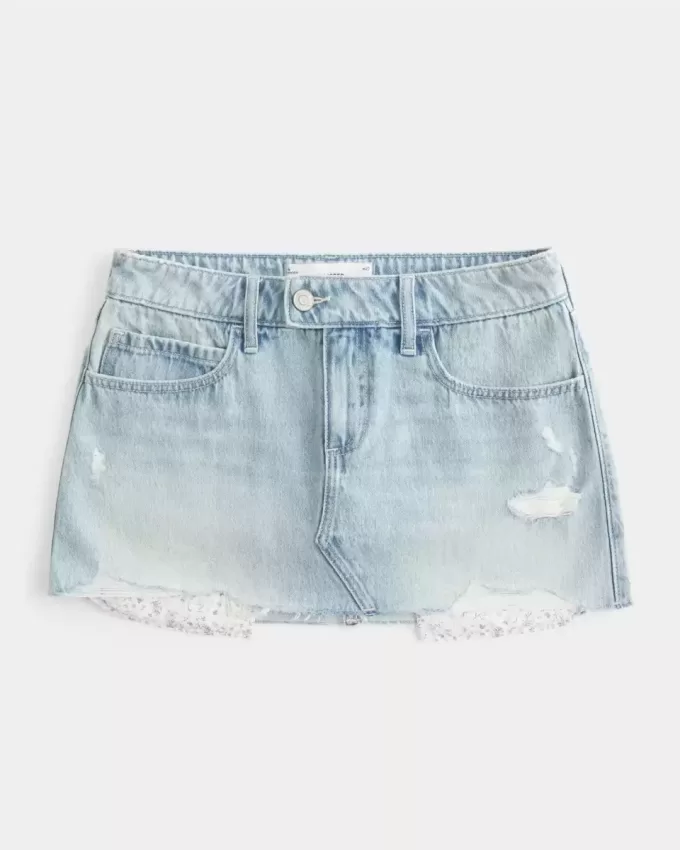 Denim Mini Skort Denim Mini Skort
