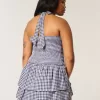 Double-Tier Smocked Halter Skort Dress Double-Tier Smocked Halter Skort Dress